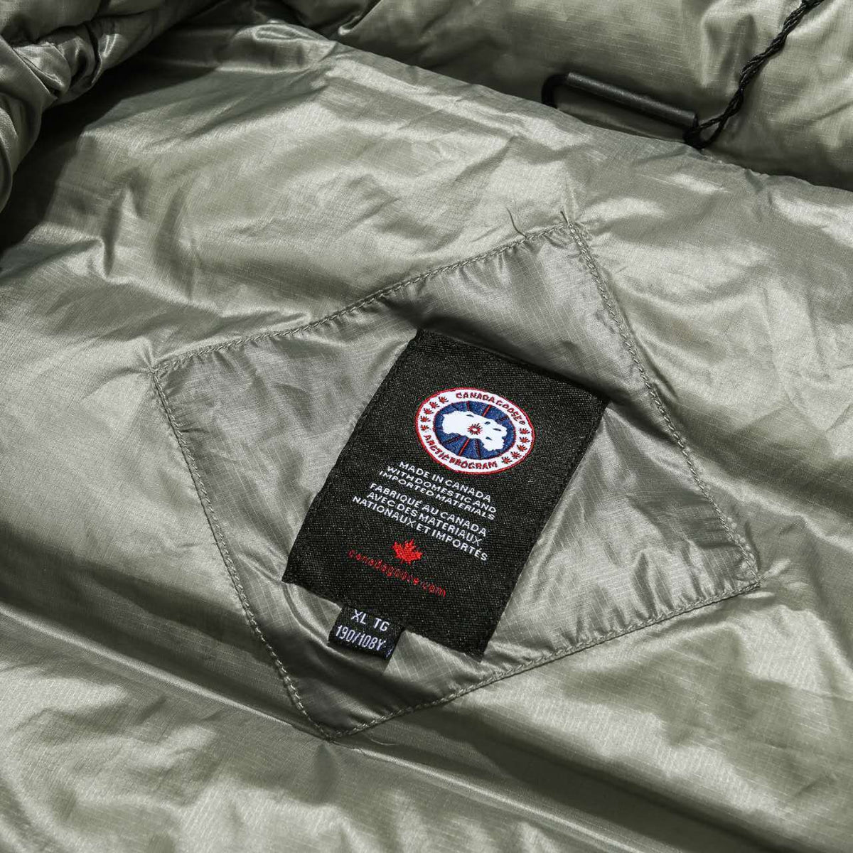 Canada Goose Arctic Program Packable Down Jacket in Olive