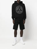 Versace Jeans Couture logo drawstring hoodie