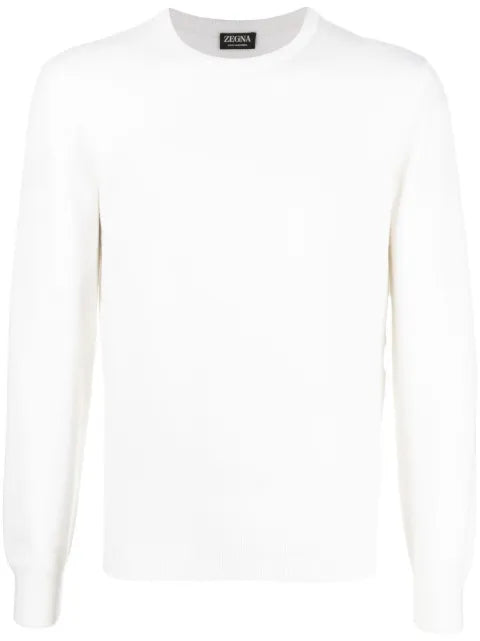 Zegna crew neck cashmere sweater