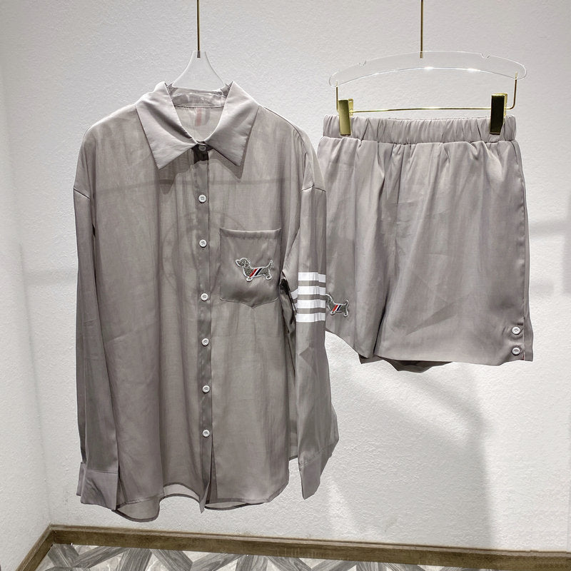 Thom Browne Star Dog Sun Protection Set - Women's Summer UV Jacket