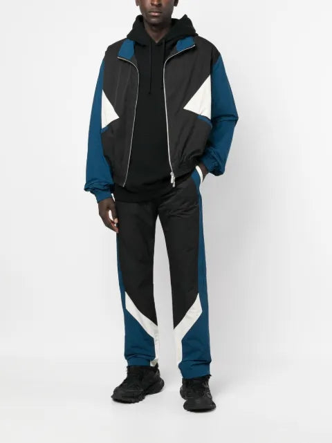 RHUDE colour-block zip-up sports jacket