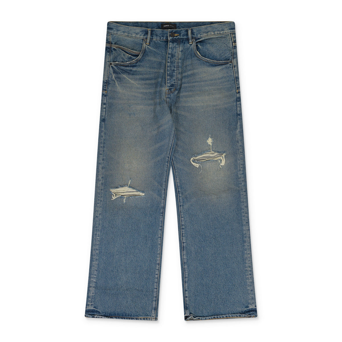 Dark Indigo P018 9 To 5 Baggy Fit Jeans