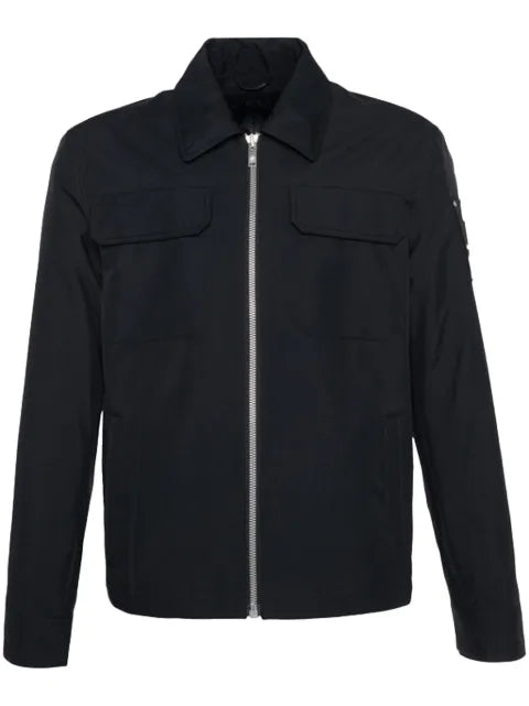 Moose Knuckles Jacques logo-plaque jacket