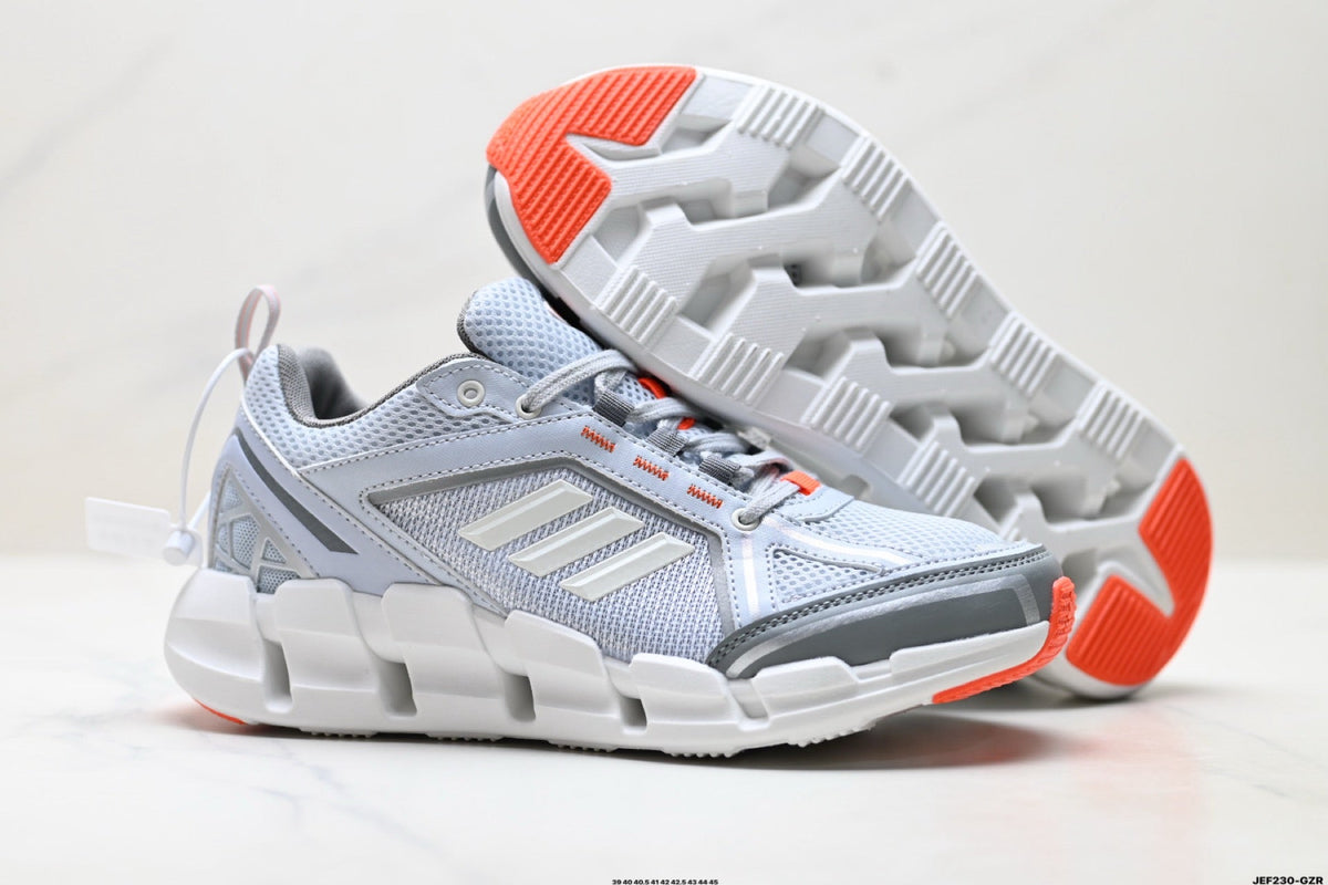 Adidas K81801550 Men's Running Shoes | Grey/Orange & White/Yellow - 2 Colorways incl. Grey/Orange & White/Yellow
