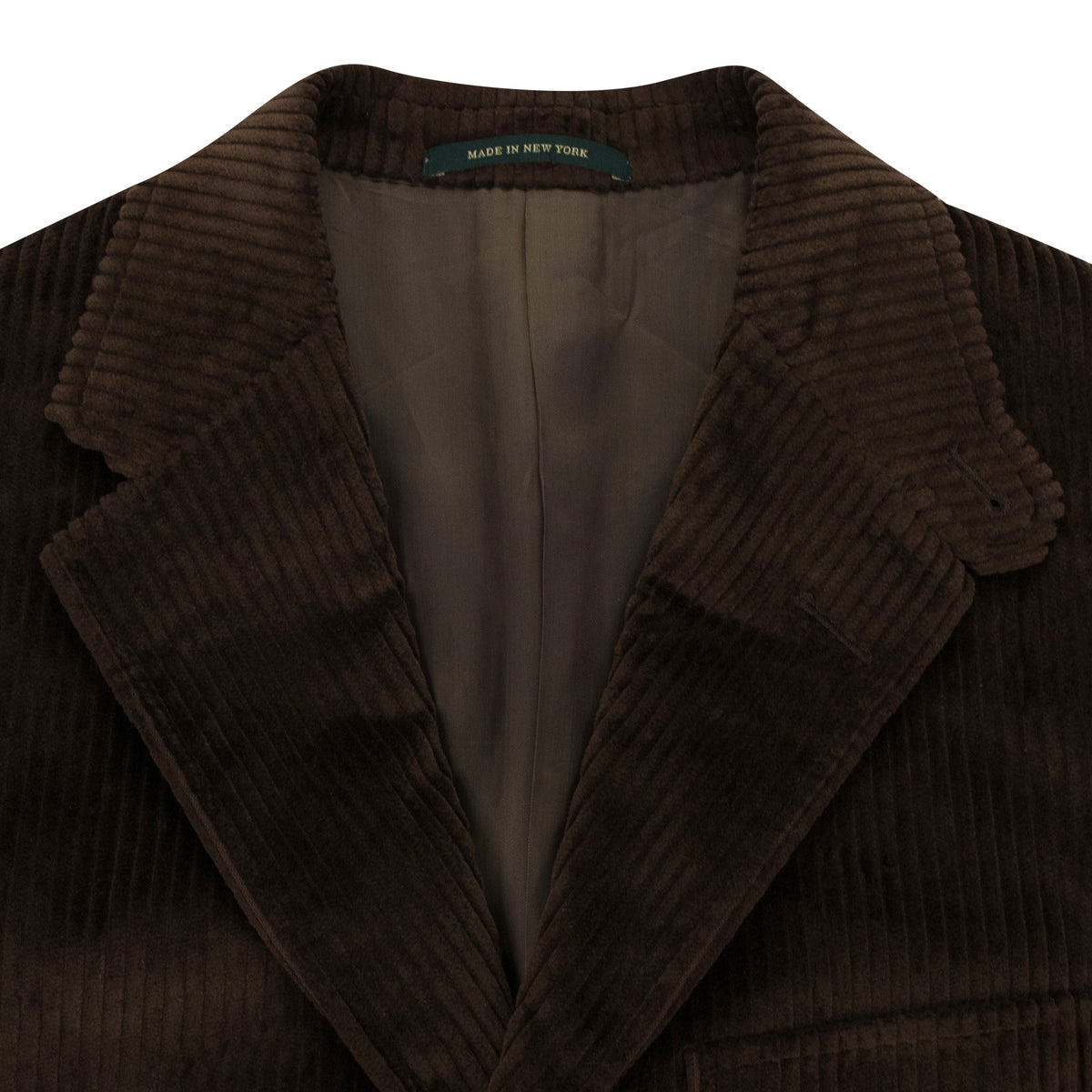 BROWN CORDUROY SUIT