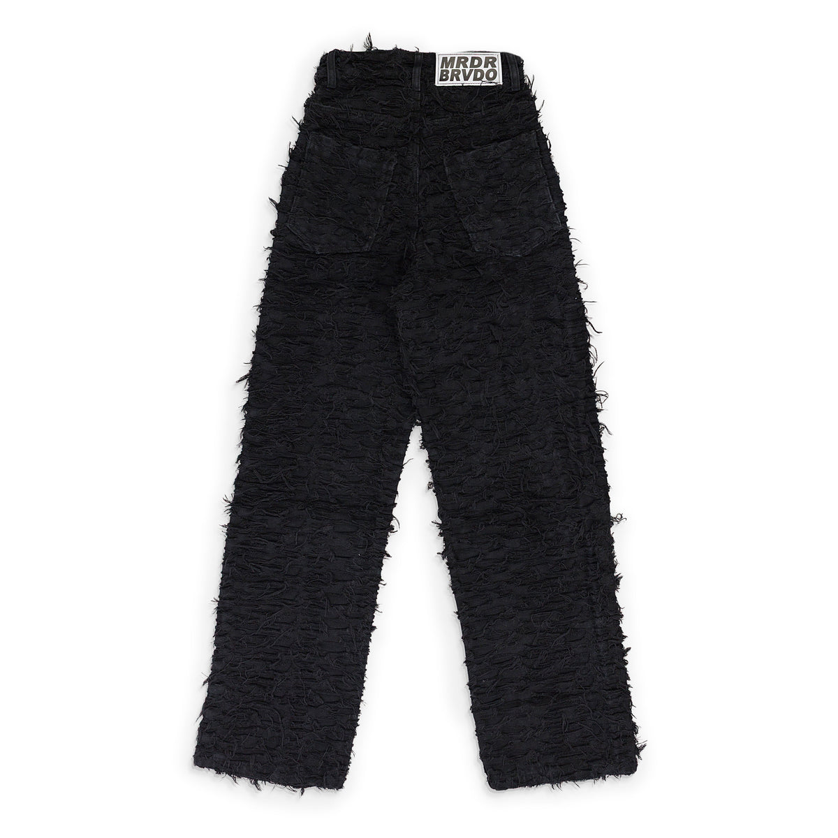 BLACK HUSK WIDE LEG PANTS