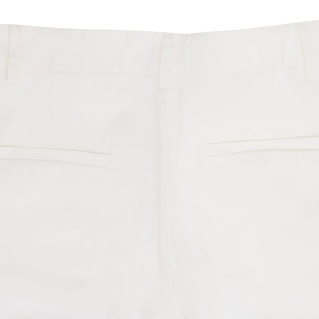 White Full Leg Trouser