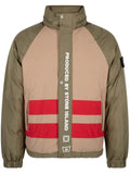 Supreme x Stone Island reversible "Olive" down jacket