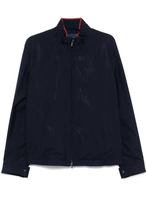 Paul & Shark logo-plaque jacket