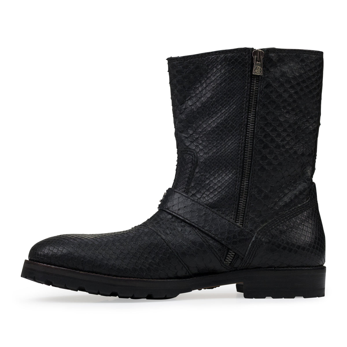 Black Snakeskin Boots