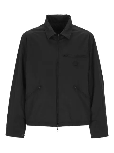 Moncler logo-patch shirt jacket