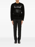 MM6 Maison Margiela metallic stripe knitted sweater