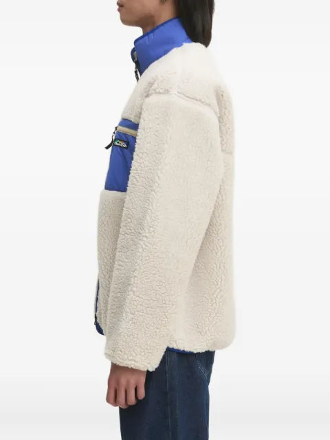 MANASTASH fleece panelled jacket