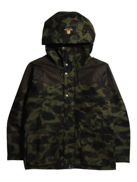 A BATHING APE® camouflage-pattern hooded jacket