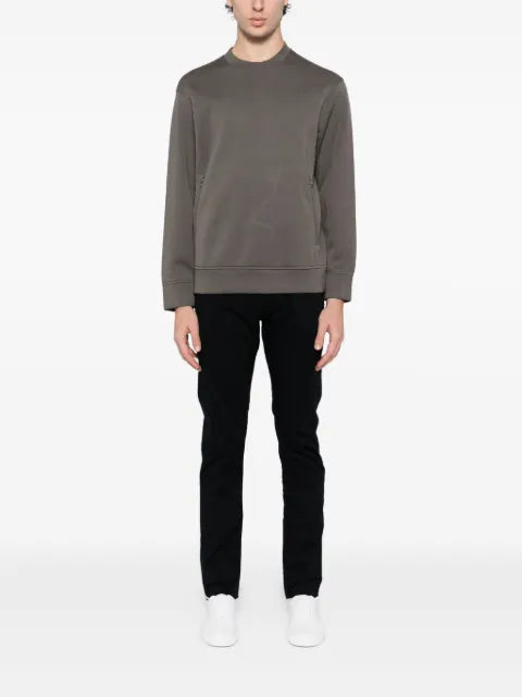 Emporio Armani zip-pocket sweatshirt