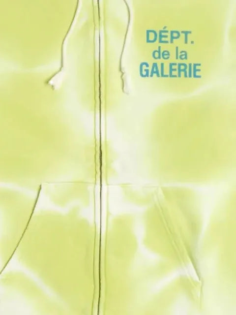 GALLERY DEPT. logo-print zip-up hoodie
