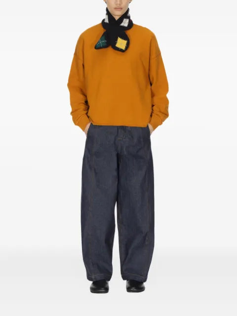 YMC raw-hem cotton sweatshirt