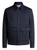 ETRO logo-embroidered jacket