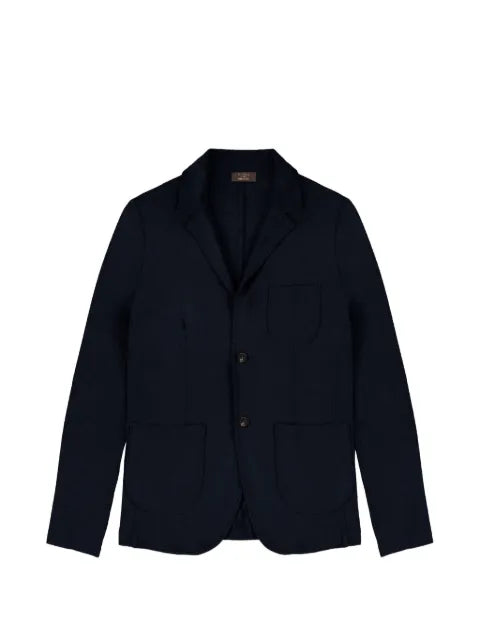 Zanone slim-fit patch-pocket blazer