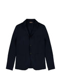 Zanone slim-fit patch-pocket blazer