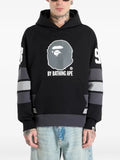 A BATHING APE® ape graphic striped hoodie