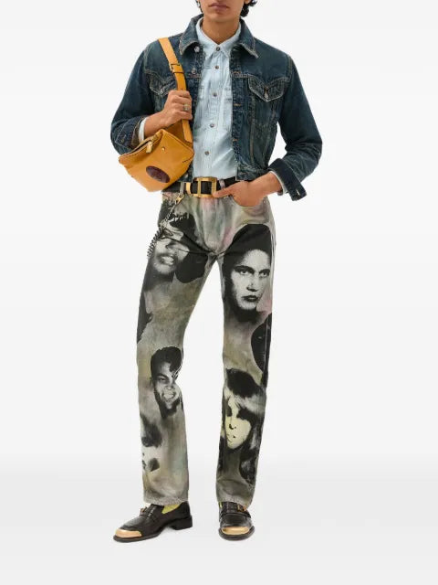 Versace distressed denim jacket