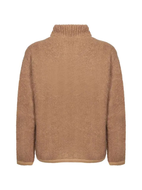 AMARANTO  Teddy full-zip cardigan