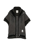 Maison MIHARA YASUHIRO triple layered zip-up sweat vest