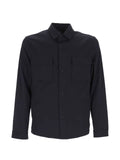 Hosio flap-pocket button-up shirt-jacket