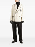 Dolce & Gabbana tweed double-breasted jacket with embroidery