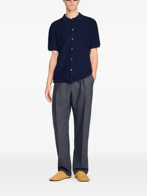 SANDRO terry knit shirt