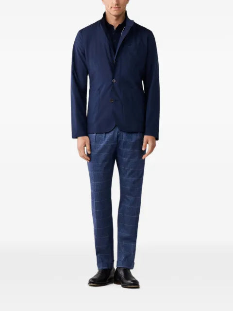 Hackett London stand-up collar blazer