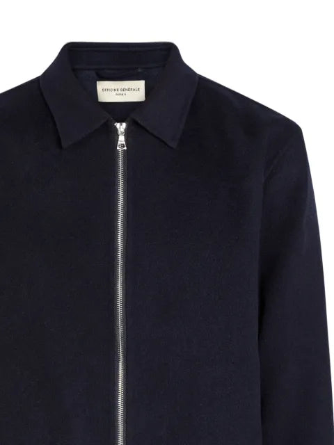 Officine Generale Mazir zip-up collared jacket