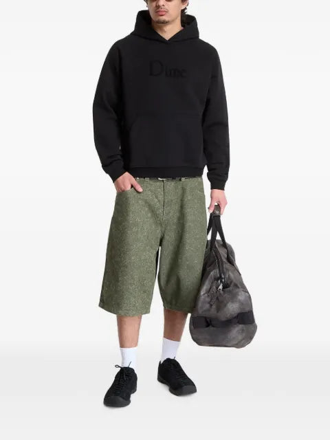 dime logo-embroidered raglan hoodie