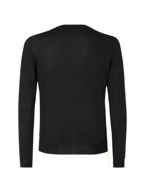 FENDI black wool pullover