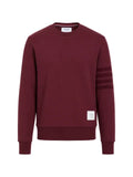 Thom Browne 4-Bar crew-neck cotton sweatshirt