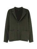 Vince button-fastening notched-lapel cardigan