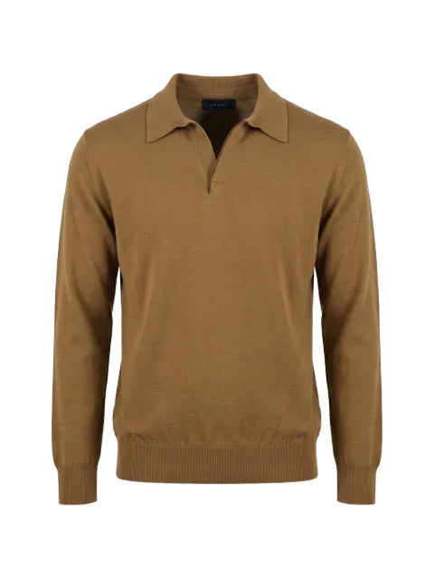 Sease fine-knit polo sweater