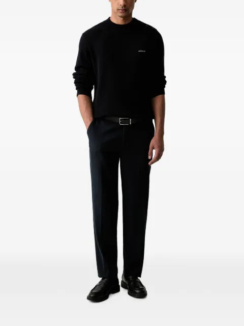 Trussardi logo-embroidered sweater