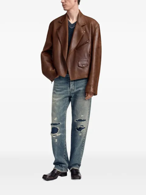 Maison Margiela biker leather jacket
