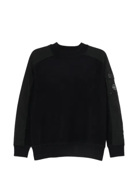 Murphy&Nye contrast-panel flap-pocket sweater