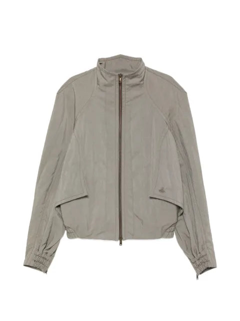 Vivienne Westwood Orb-embroidered zip-up jacket