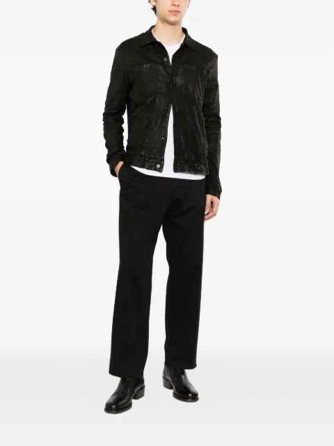 Giorgio Brato crinkled leather jacket