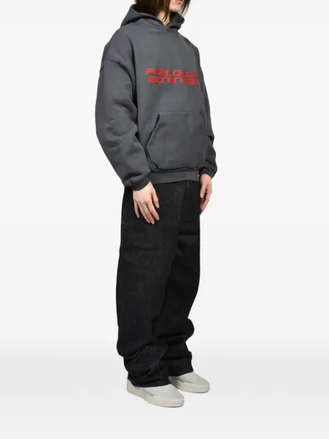 ESSENTIALS logo-print cotton hoodie