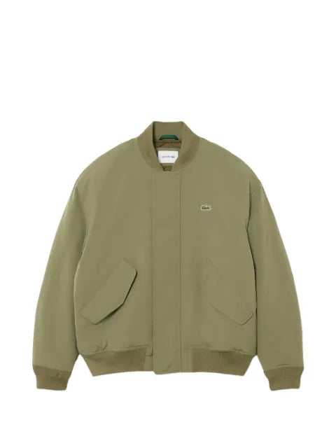 Lacoste logo-patch bomber jacket