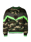Dolce & Gabbana camouflage-print heart-patch sweatshirt