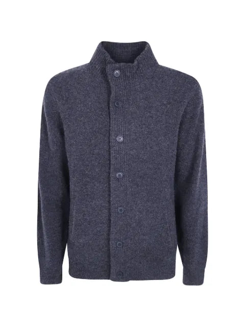 Barbour button-fastening cardigan