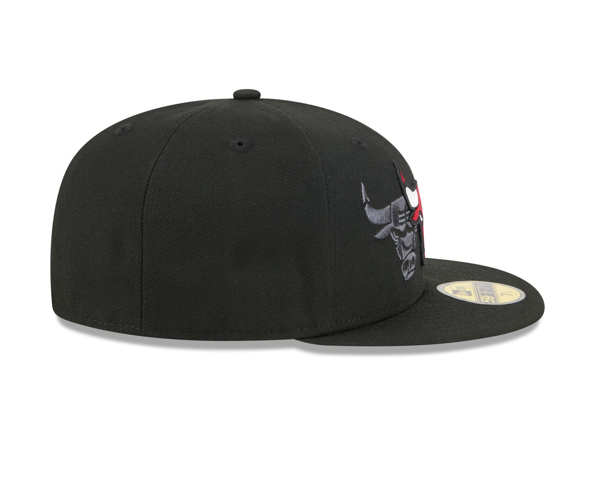 New Era 5950 Chicago Bulls Tri Hit Fitted Hat