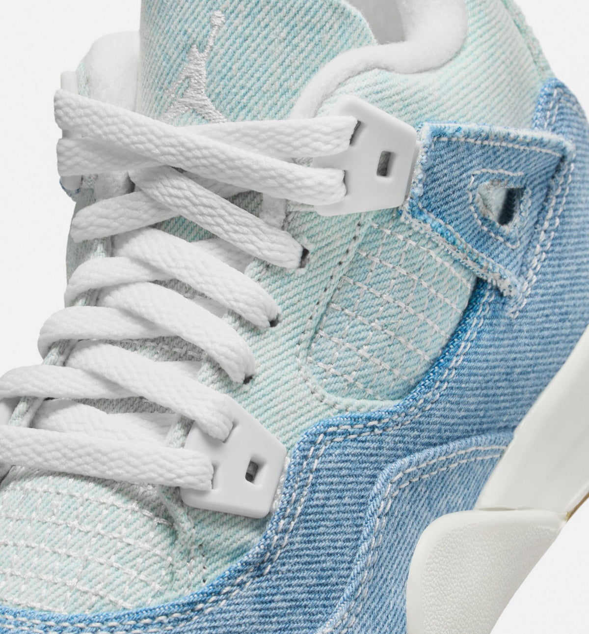 Air Jordan 4 Retro Worn Blue Preschool Sneakers