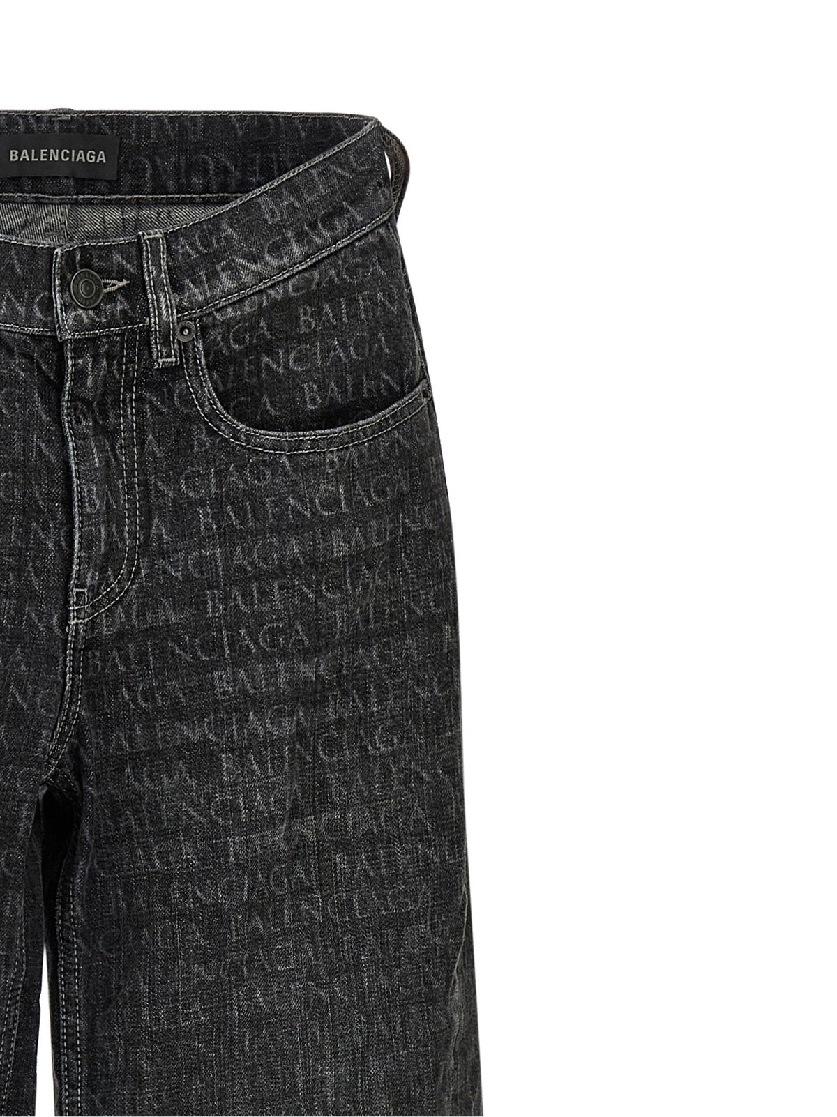 Balenciaga Women Wide Leg Jeans